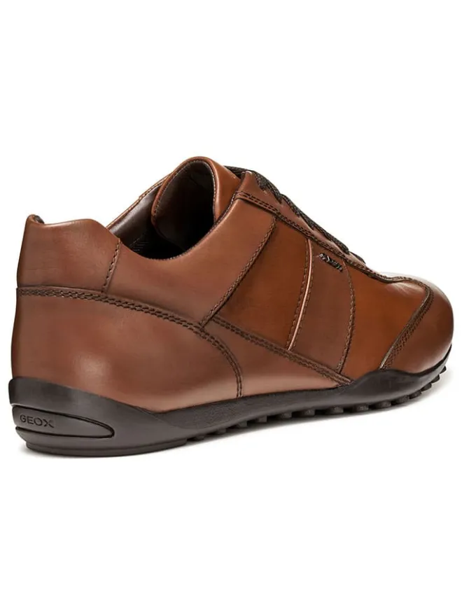 Leder-Sneakers "Wells" in Hellbraun>Geox Online