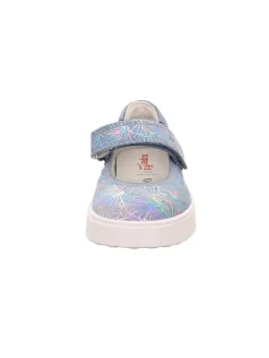 Leder-Spangeballerinas in Hellblau>superfit Clearance