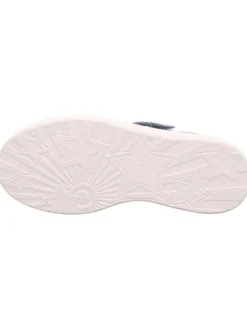 Leder-Spangeballerinas in Hellblau><noscript><img width=