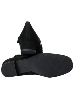 Leder-Spangenballerinas 
