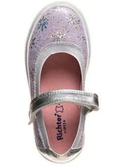 Richter Shoes Ballerinas^Leder-Spangenballerinas in Lila