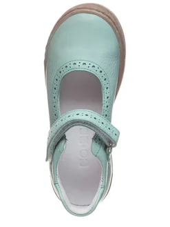Leder-Spangenballerinas in Mint><noscript><img width=