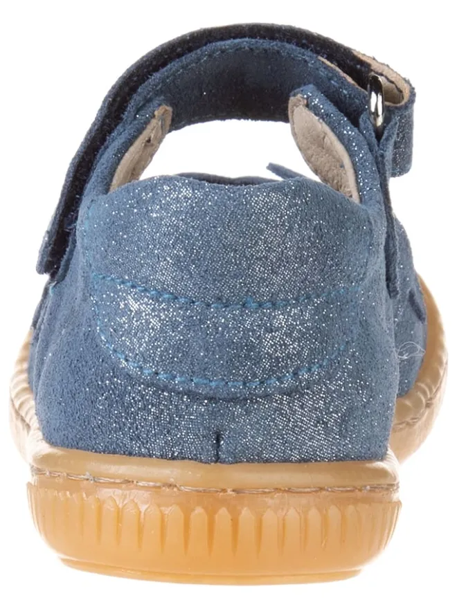 Leder-Spangenballerinas in Dunkelblau>kmins Sale