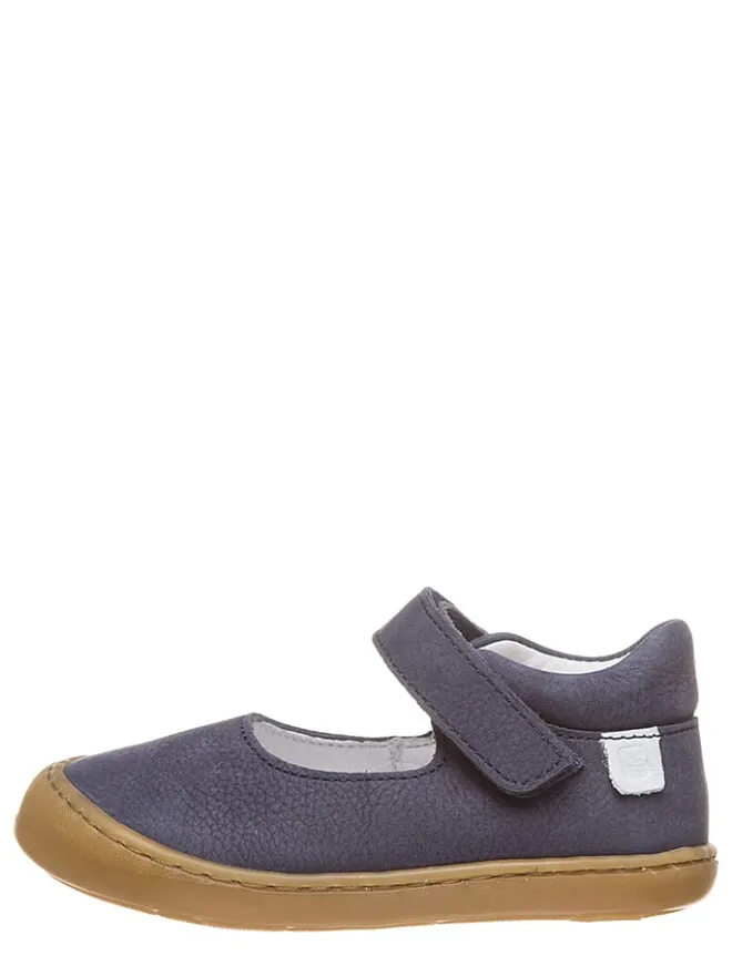BO-BELL Halbschuhe^Leder-Spangenballerinas in Dunkelblau