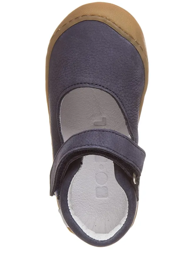 BO-BELL Halbschuhe^Leder-Spangenballerinas in Dunkelblau