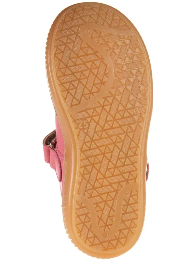 Leder-Spangenballerinas in Rosa>kmins Sale