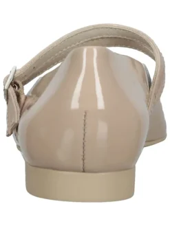 Paul Green Ballerinas^Leder-Spangenballerinas in Beige