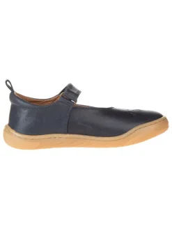 Leder-Spangenballerinas in Dunkelblau>POM POM New