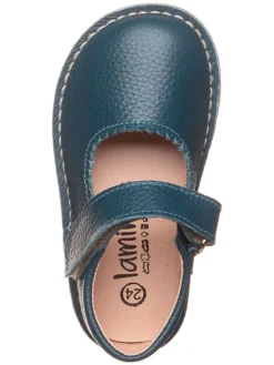 lamino Halbschuhe|Ballerinas^Leder-Spangenballerinas in Dunkelblau