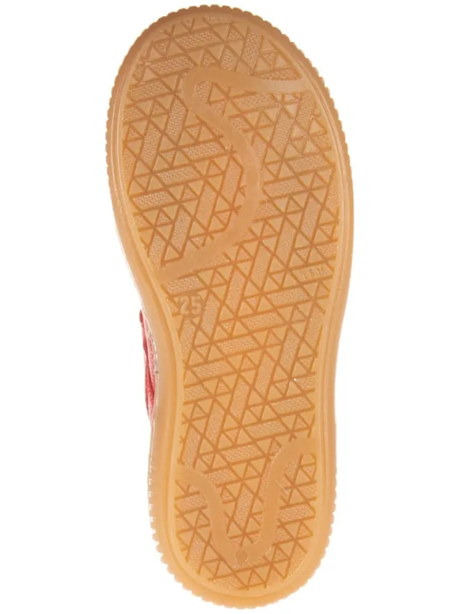Leder-Spangenballerinas in Rot>kmins New