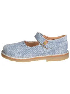 Leder-Spangenballerinas "Nashville" in Hellblau>El Naturalista Hot