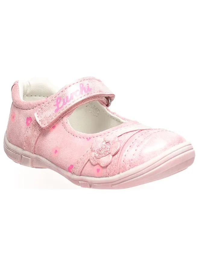 Leder-Spangenballerinas "Rilla" in Rosa>Lurchi