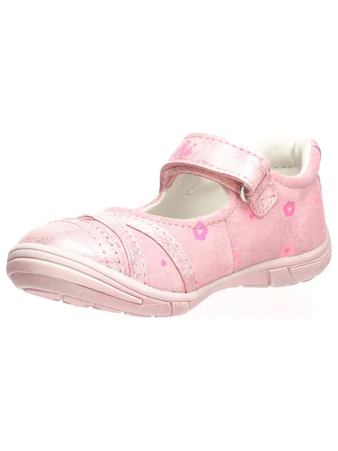 Leder-Spangenballerinas "Rilla" in Rosa>Lurchi