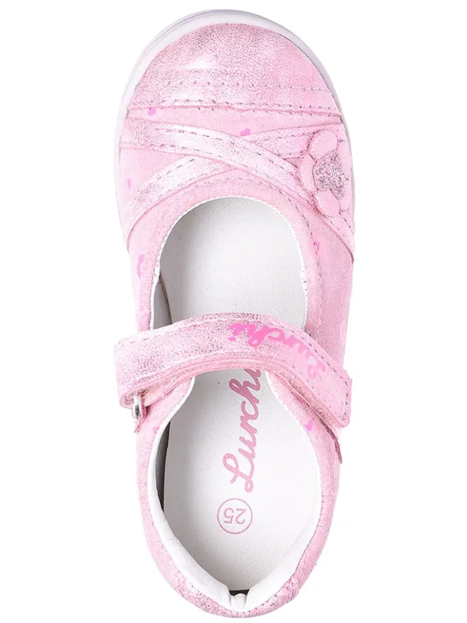 Leder-Spangenballerinas "Rilla" in Rosa>Lurchi