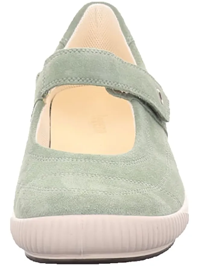 Leder-Spangenballerinas "Tanaro 5.0" in Grün>Legero New
