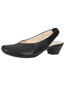 Leder-Spangenpumps in Schwarz>Think! Best