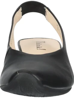 Leder-Spangenpumps in Schwarz><noscript><img width=