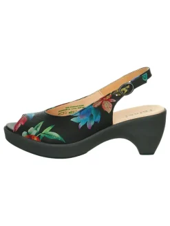Leder-Spangenpumps in Schwarz>Think! Hot