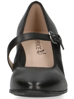 Caprice Pumps^Leder-Spangenpumps in Schwarz
