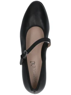 Caprice Pumps^Leder-Spangenpumps in Schwarz