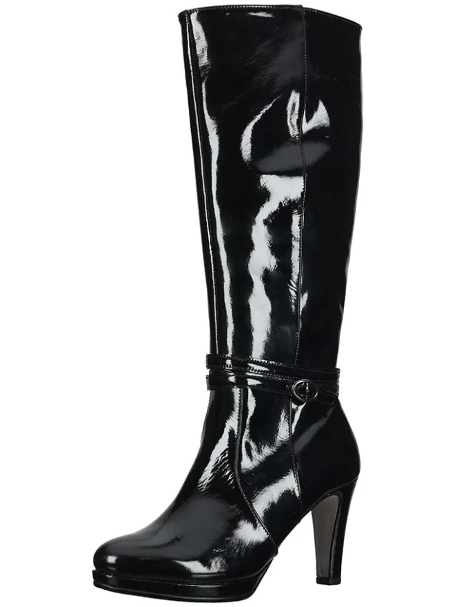 Gabor Stiefel & Boots^Leder-Stiefel in Schwarz