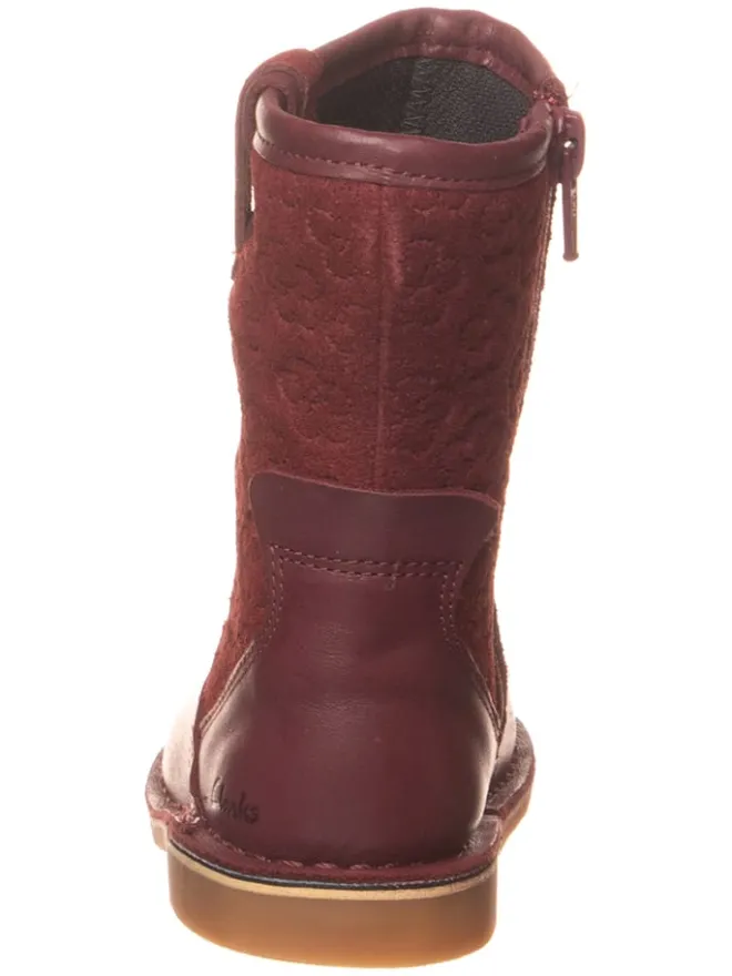 Leder-Stiefel "Comet Pop" in Bordeaux>Clarks Outlet
