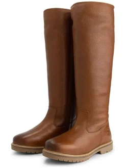 Leder-Stiefel "Dyreborg" in Hellbraun>TRAVELIN' Best