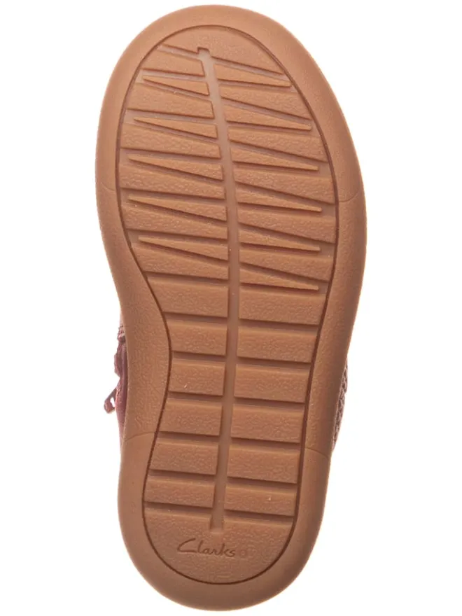 Leder-Stiefel "Flash Midi" in Bordeaux>Clarks Hot