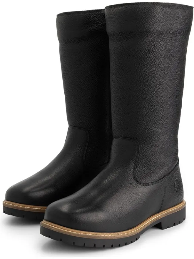 Leder-Stiefel "Forde" in Schwarz>TRAVELIN' Online