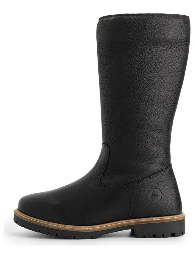 Leder-Stiefel "Forde" in Schwarz>TRAVELIN' Online