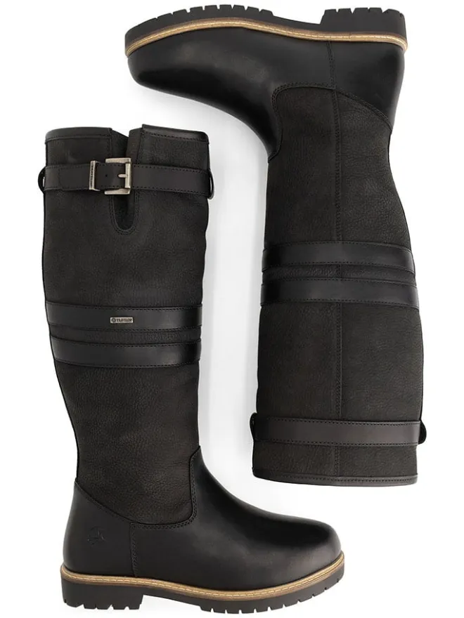Leder-Stiefel "Frederikstad" in Schwarz>TRAVELIN' Sale