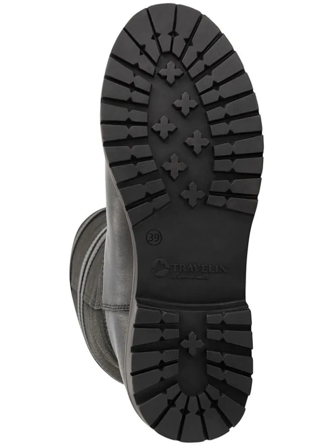 Leder-Stiefel "Frederikstad" in Schwarz>TRAVELIN' Sale