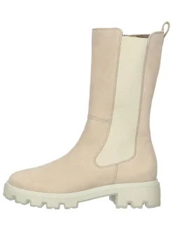 Leder-Stiefel in Beige>Paul Green Clearance