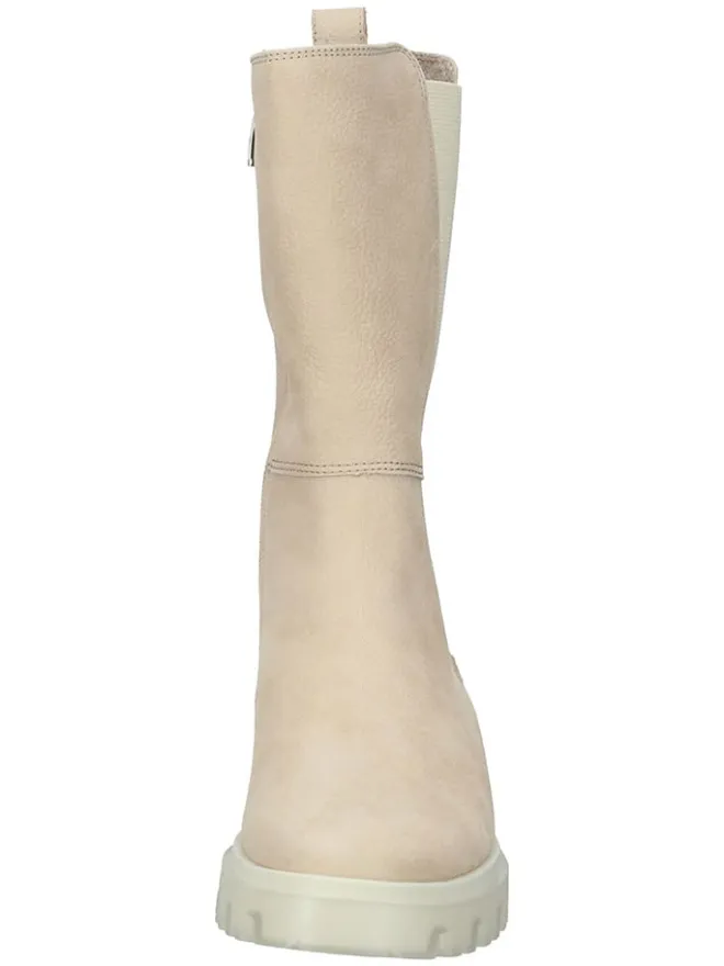 Leder-Stiefel in Beige>Paul Green Clearance