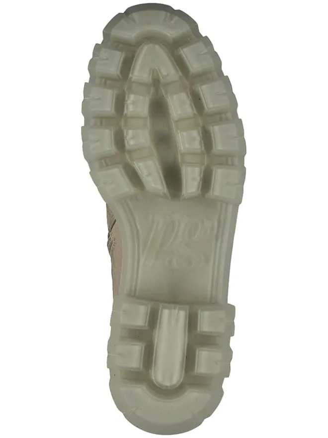 Leder-Stiefel in Beige>Paul Green Clearance