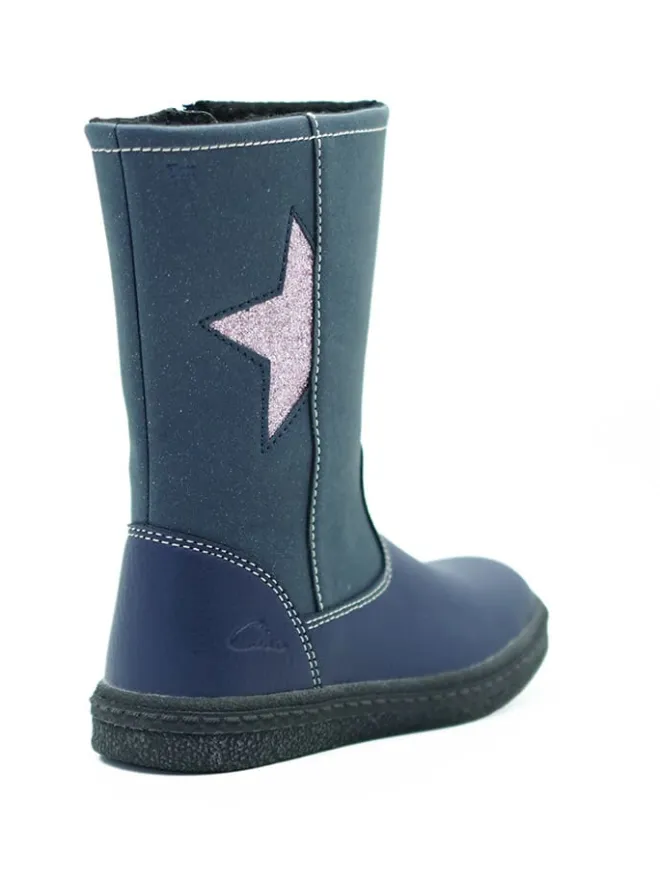 Leder-Stiefel in Blau>Ciao Best