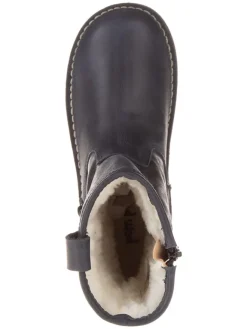 POM POM Stiefel & Boots·Stiefel^Leder-Stiefel in Dunkelblau
