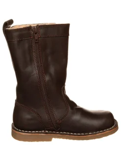 kmins Stiefel & Boots·Stiefel^Leder-Stiefel in Dunkelbraun
