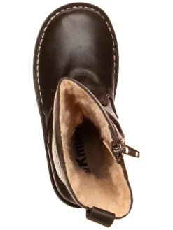 kmins Stiefel & Boots·Stiefel^Leder-Stiefel in Dunkelbraun