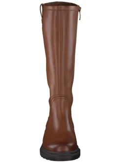 Leder-Stiefel in Hellbraun><noscript><img width=