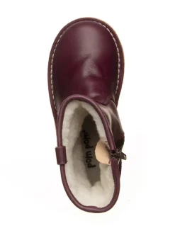 POM POM Stiefel & Boots·Stiefel^Leder-Stiefel in Lila