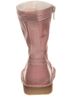 Leder-Stiefel in Rosa><noscript><img width=