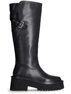 Leder-Stiefel in Schwarz>Liu Jo