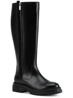 Geox Stiefel & Boots^Leder-Stiefel "Iridea" in Schwarz