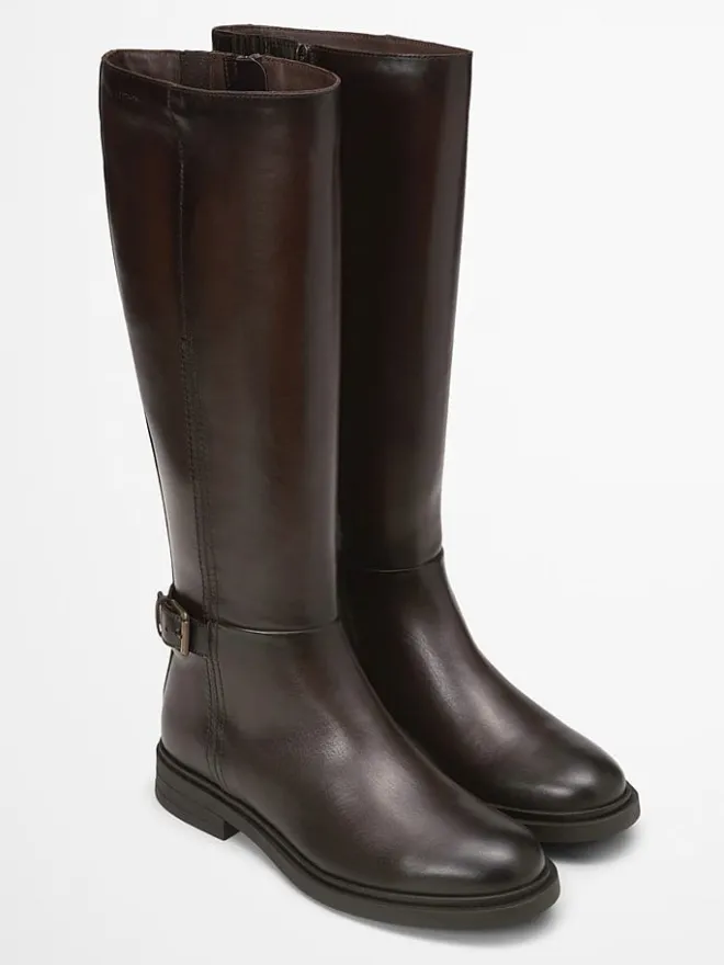Leder-Stiefel "Paula" in Braun>Marc O'Polo Shoes Sale