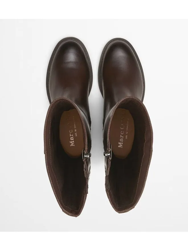 Leder-Stiefel "Paula" in Braun>Marc O'Polo Shoes Sale
