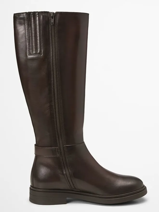 Leder-Stiefel "Paula" in Braun>Marc O'Polo Shoes Sale