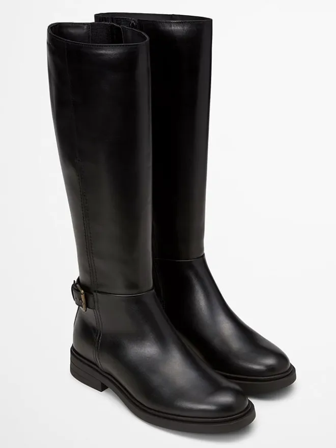 Leder-Stiefel "Paula" in Schwarz>Marc O'Polo Shoes New