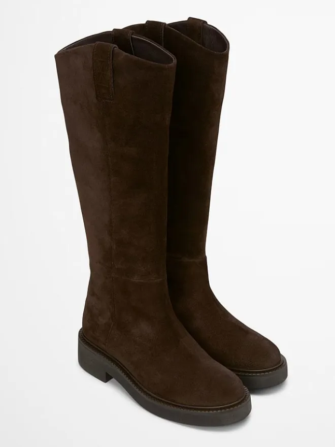 Marc O'Polo Shoes Stiefel & Boots^Leder-Stiefel "Perla" in Braun