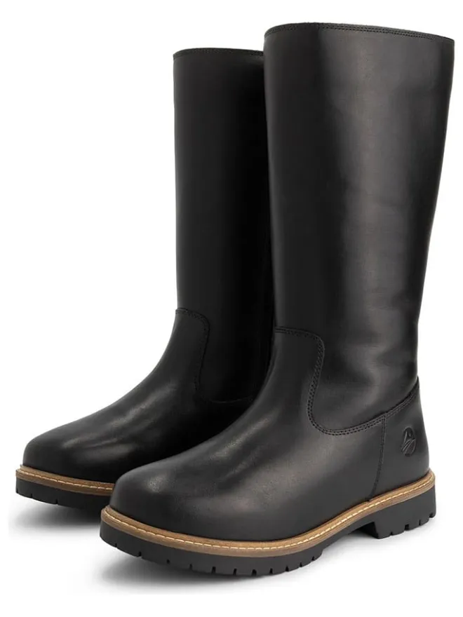 Leder-Stiefel "Vinstra" in Schwarz>TRAVELIN' Online